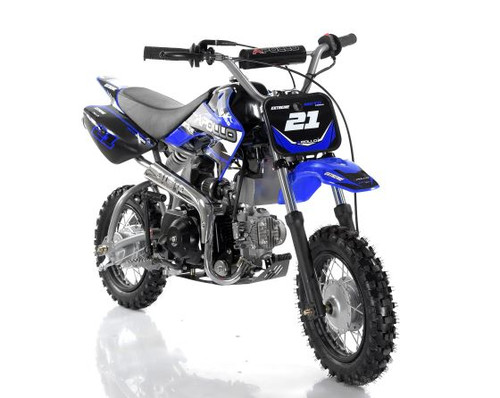 Roketa AGB-21K-70 Dirt Bike, Semi Auto - Blue