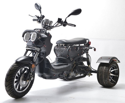 Vitacci Ryker 49cc Trikes, Air Cooling, Single Cylinders - Fully Assembled and Tested - Black Vitacci Ryker 49cc Trikes, Air Cooling, Single Cylinders - Fully Assembled and Tested - Black