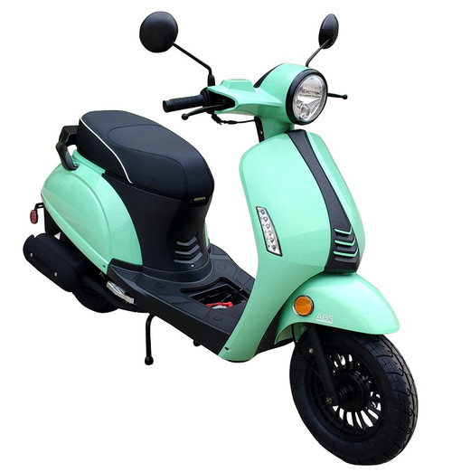 Trail Master Romeo 50N Scooter, Air Cooled, 4 Stroke, Electric and Kick Start