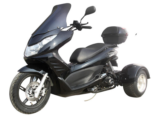 Vitacci Q6 (PST50-17) 49Cc Trikes, Elec/kick start, Automatic Transmission - Black