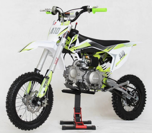 EGL Motor A10 125 Pro Youth Dirt Bike, 125cc, single cylinder, 4-stroke, air cooled, Manual clutch