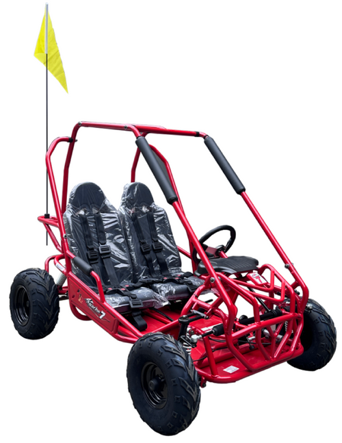 TrailMaster Apache 7 Go-Kart – 212cc Off-Road Go-Kart with CVT & Dual Wheel Drive