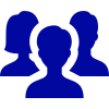 group of three people icon