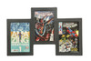 Triple Book Frame 99% UV Safe Museum Edition, Our Best Selling Design Comic Frame