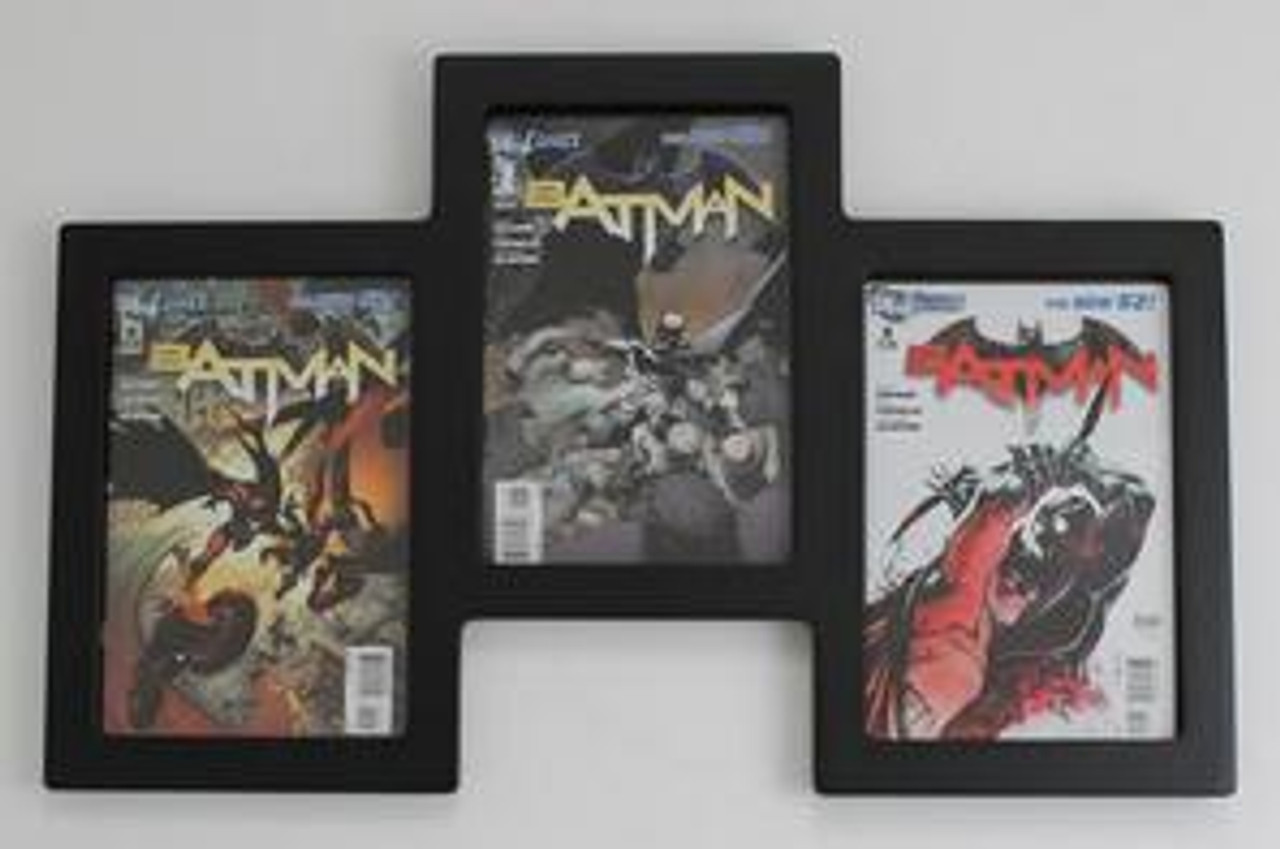 Triple Comic Display 99% UV Safe Museum Edition, Can be Hung in a "Step-Up" or "Step-Down" Configuration