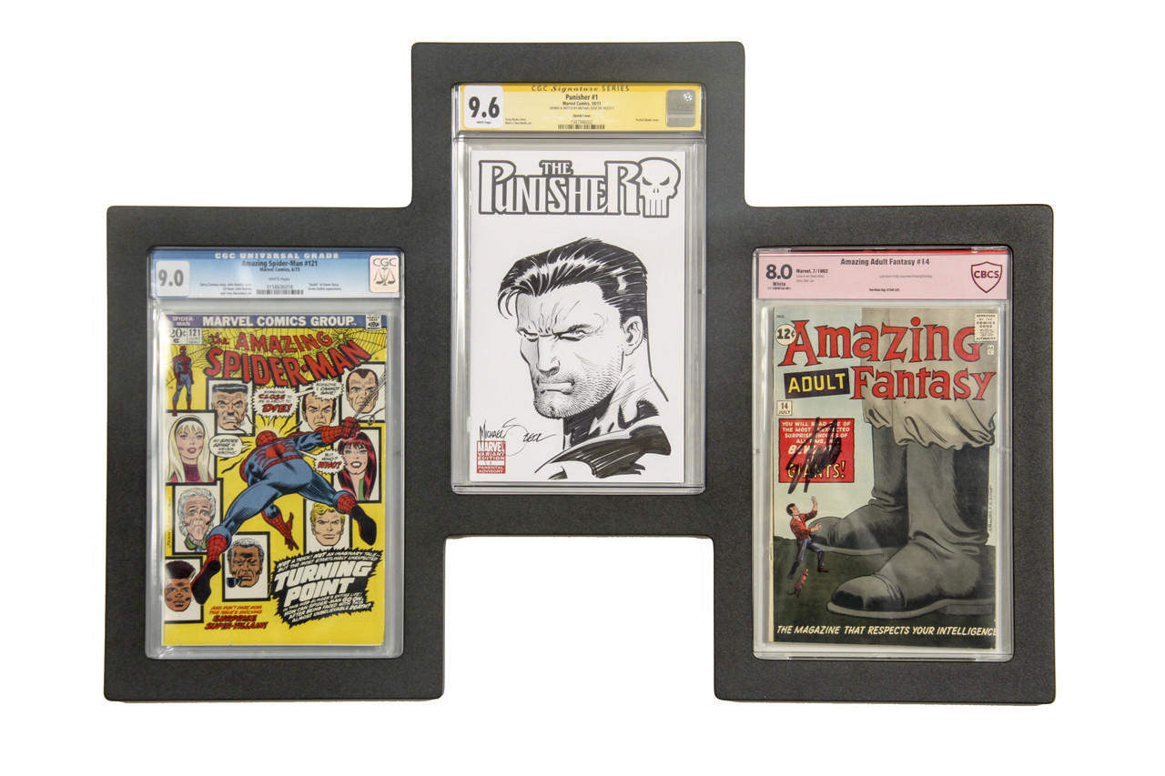 Triple Graded Comic Book Frame for CGC and CBCS Slabs