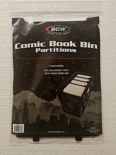 BCW Comic Book BIN Partions. The Collectors Resource