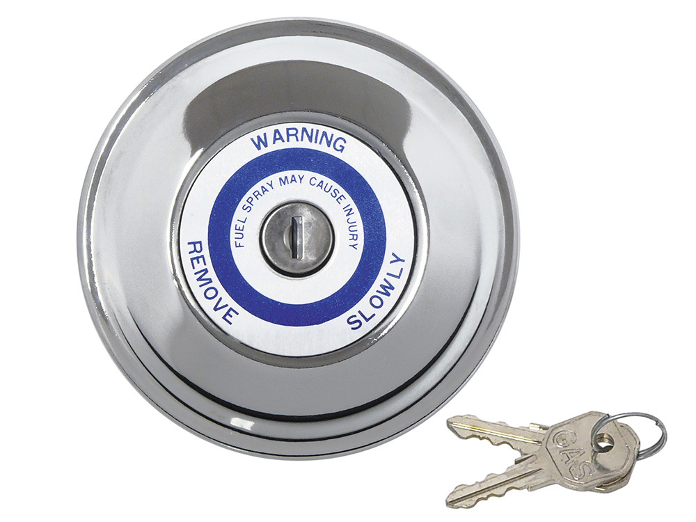 GAS CAP - LOCKING WITH KEYS 1970-73 MUSTANG 1971-76 MAVERICK 1971