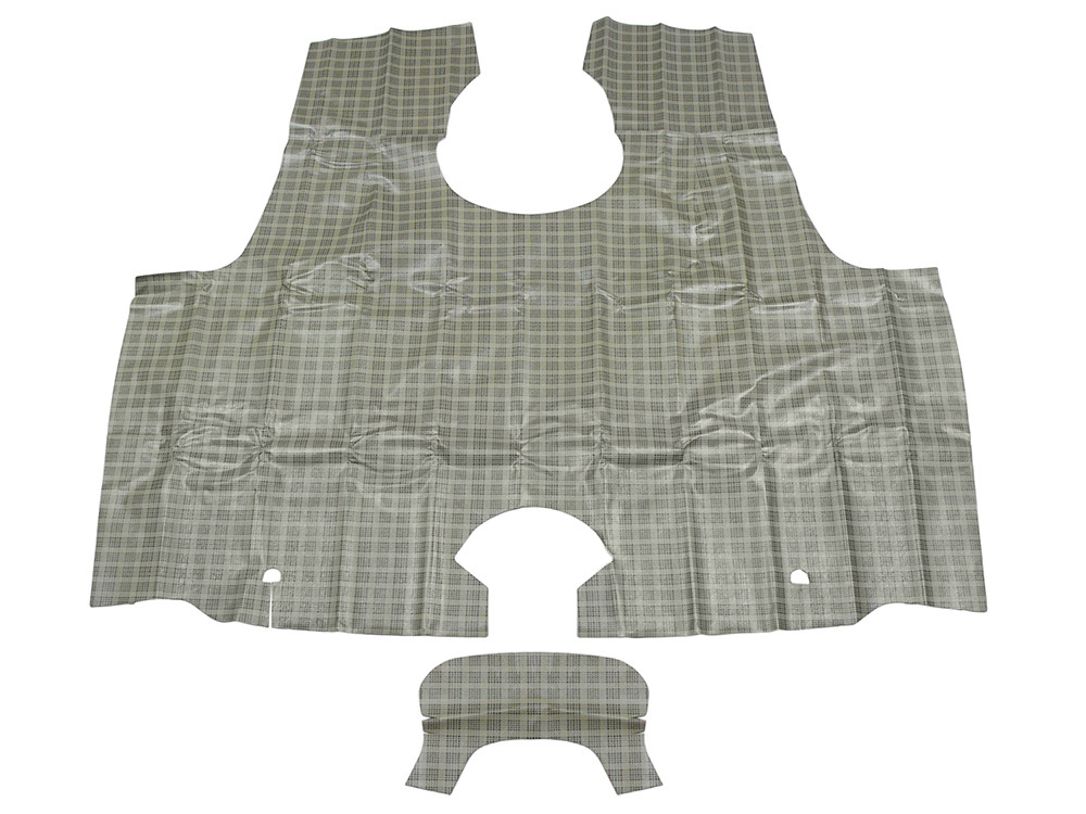 1963-1964 Ford Galaxie Trunk Mat - Fleece Ford Spatter Pattern - ACC 11343