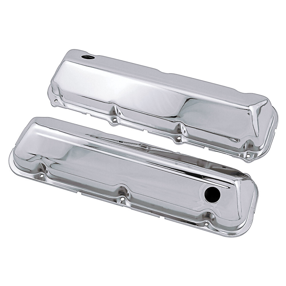 VALVE COVERS - CHROME 1968-96 FORD 429 / 460 BAFFLED TORINO