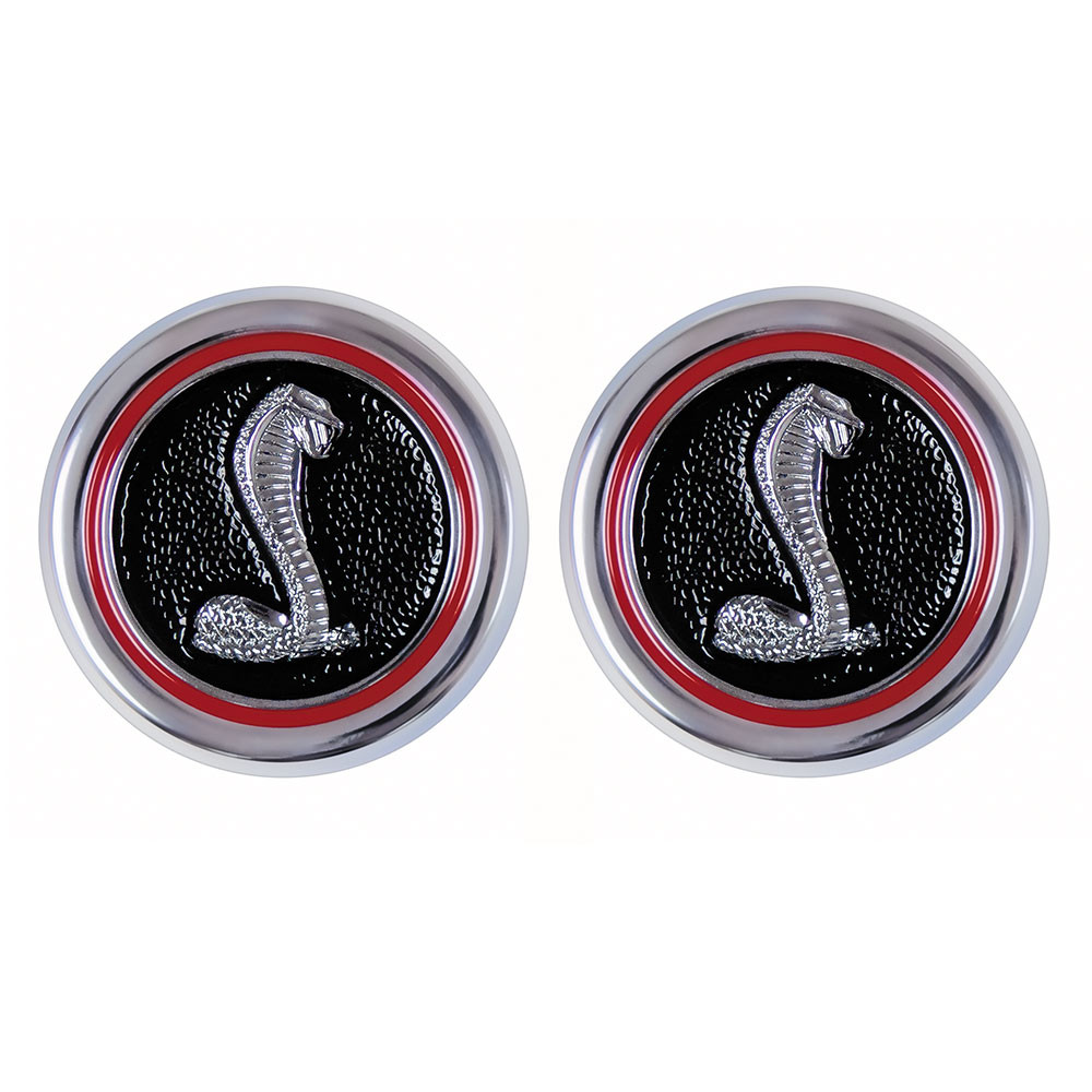 DOOR PANEL EMBLEMS 1970-71 FORD TORINO COBRA LH-RH PAIR INTERIOR