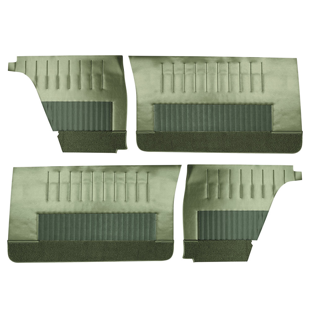 DOOR-QUARTER TRIM PANELS SET 1966 FORD GALAXIE 500XL 2-DOOR