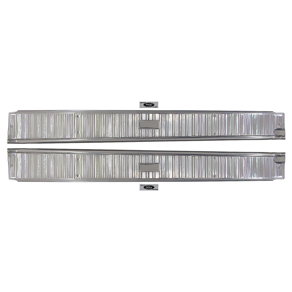 DOOR STEP PLATES 1963-64 FORD GALAXIE 2-DOOR SEDAN HARDTOP
