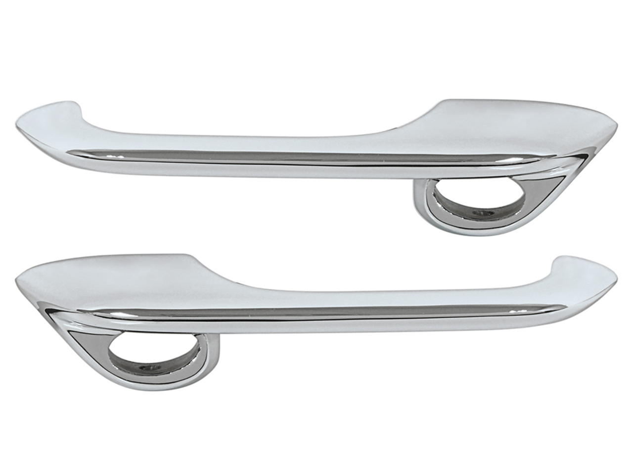 DOOR HANDLES 1963-64 FORD GALAXIE 500 XL COUNTRY SEDAN & SQUIRE OUTSIDE  EXTERIOR NO BUTTON LH RH PAIR (C3AZ-7022400-1C)