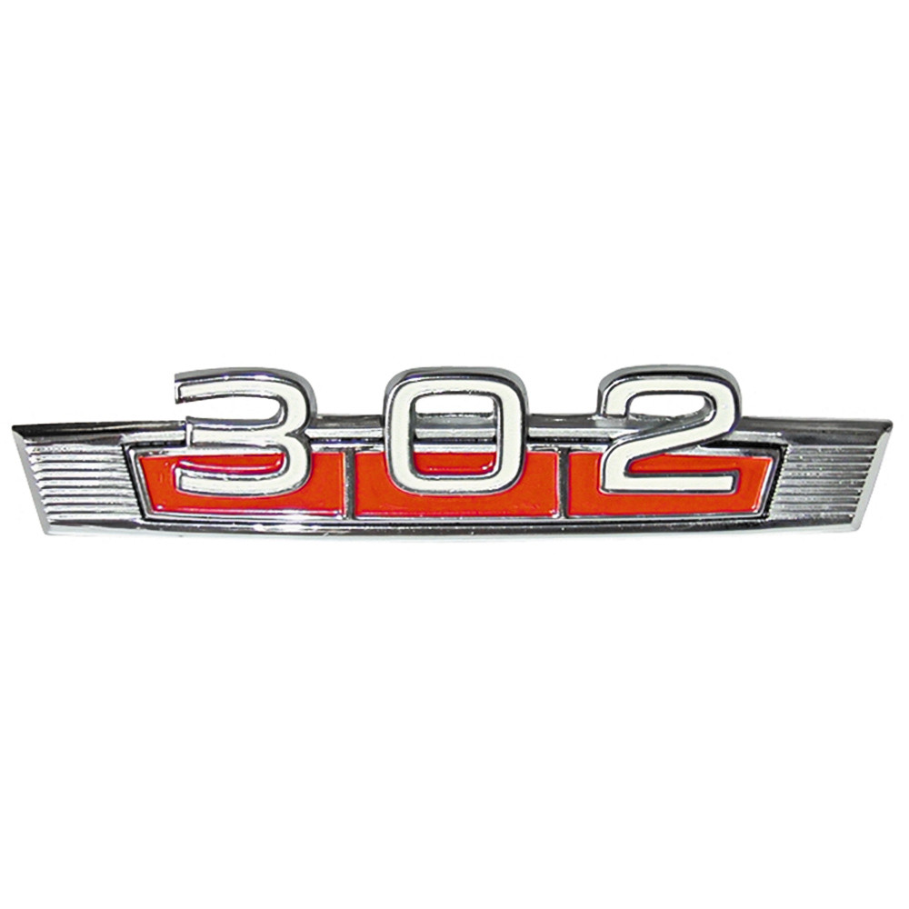 FENDER EMBLEM 1968 FORD FAIRLANE COMET 1969-71 BRONCO 302 RED ...