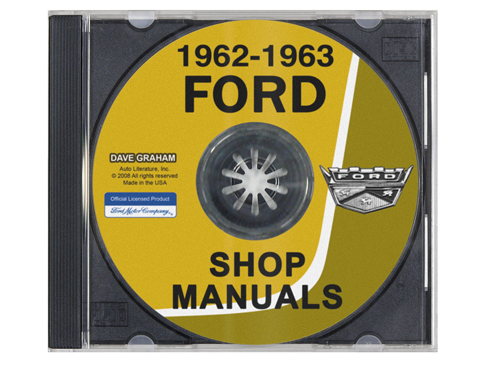 CD SHOP MANUAL 1962-63 FORD GALAXIE AND OTHER FULL-SIZE CARS