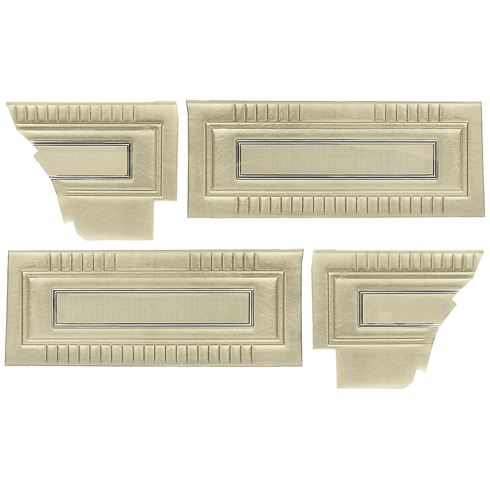 DOOR PANELS 1966 FORD FAIRLANE HARDTOP PARCHMENT FRONT-REAR 500XL