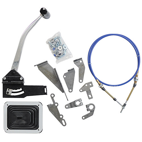 UNIMATIC SHIFTER KIT FORD CARS TO CHANGE FROM COLUMN TO FLOOR SHIFT ...