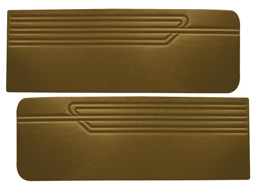 DOOR PANELS - LUXURY DECOR BLACK 1973-75 FORD MAVERICK 2-DOOR
