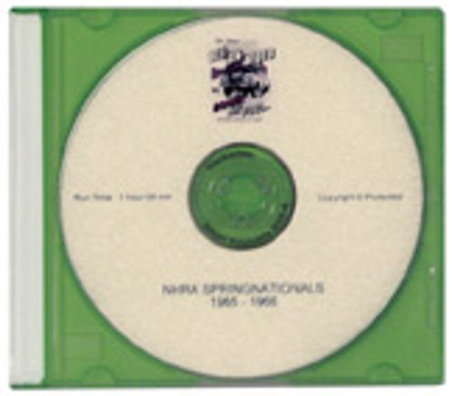 DVD-NHRA SPRING NATIONALS 1965-1968