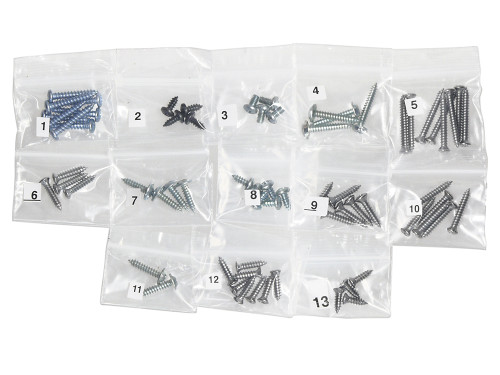 INTERIOR SCREW KIT 68 PIECES - 1964 FALCON FUTURA 2-DOOR HARDTOP (FO1620)