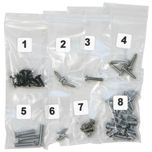 EXTERIOR SCREW KIT 1970 FORD FAIRLANE TORINO WITH WHEEL OPENING MOULDING - 57 PIECES (FO815A)