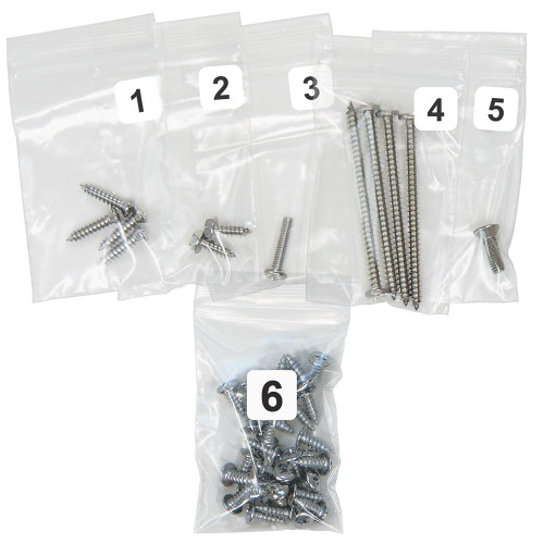 EXTERIOR SCREW KIT 1968 FORD FAIRLANE WITH WHEEL OPENING MOULDING - 44 PIECES (FO816A)