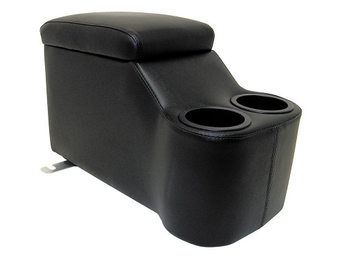 JUMBO HUMPHUGGER 1966-77 FORD BRONCO ROADSTER WAGON SPORT UTILITY LARGE DUAL DRINK HOLDERS BLACK (HHBR6677-01)