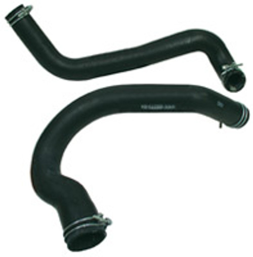 RADIATOR HOSE 1971 FORD TORINO WITH 351C ENGINE UPPER LOWER WITH CLAMPS & CORRECT LOGO PAIR (HP-45)
