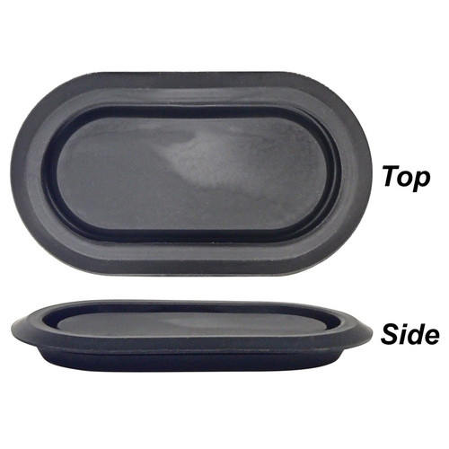 PLUG 1967-72 FORD F-SERIES F-100 F-250 F-350 PICKUP TRUCK BELOW COWL PINCHWELD 1973-77 BED FRONT OVAL RUBBER (390581S)