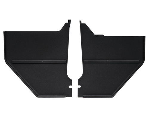 KICK PANELS 1965-1966 FORD MUSTANG COUPE FASTBACK SHELBY GT-350/H BLACK PAIR (KP65MU65-01)