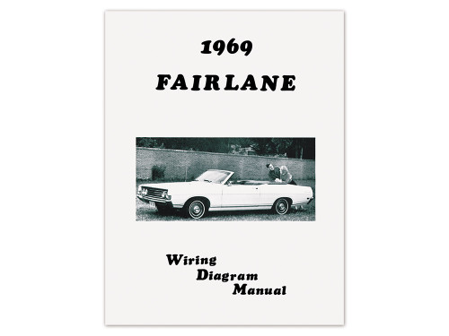 1969 FAIRLANE WIRING DIAGRAM MANUAL FORD ROUTING SCHEMATICS WIRE IDENTIFICATION REPRINT SOFTBOUND 20 PAGES (MP140)