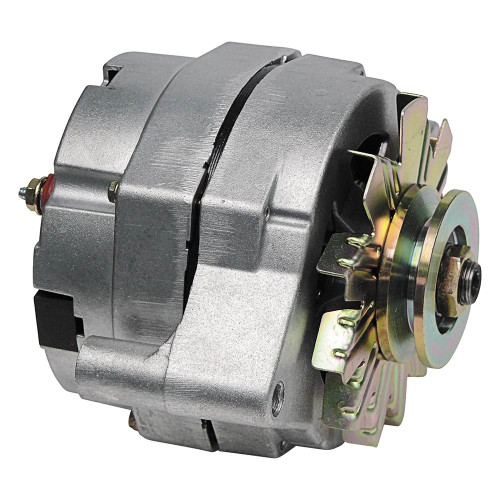 100 AMP ALTERNATOR 1961-85 FORDS WITH OE SMALL-CASE ALT GALAXIE FAIRLANE FALCON MAVERICK F-100 AND MORE - NATURAL FINISH (PA70-1N)