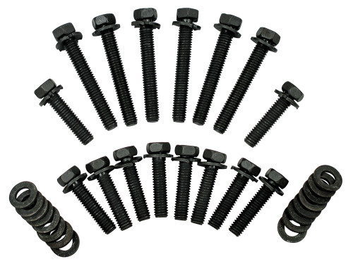 EXHAUST MANIFOLD BOLT KIT 1966 FORD FAIRLANE GT 390 ORIGINAL EQUIPMENT RAMP-LOK BOLTS 32-PC SET INCLUDES WASHERS (RLK18)