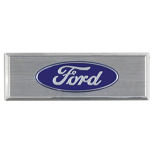 STEP PLATE LABEL 1967-73 FORD MUSTANG 1968-69 FALCON 1972 TORINO 1967-68 GALAXIE BLUE OVAL FOMOCO (SPL-2)