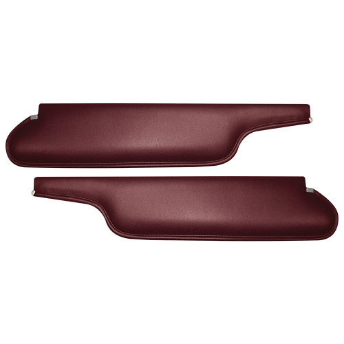 SUNVISORS 1970-71 FORD TORINO GT CONVERTIBLE MAROON LH-RH PAIR (SV70FL76-04)
