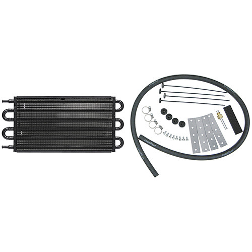 TRANSMISSION OIL COOLER 1960-70 FORD VEHICLES GROSS WEIGHT UP TO 18,500 LBS ALUM TUBE AND FIN STYLE HEAVY SERVICE (TC18)