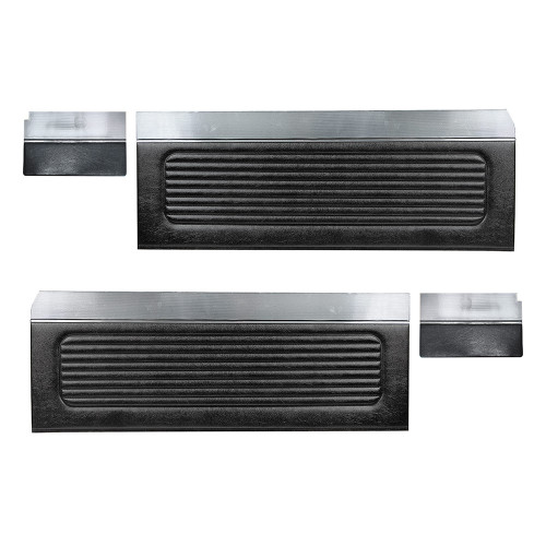 DOOR-QUARTER TRIM PANELS SET BLACK 1964 FORD FALCON CONVERTIBLE DELUXE INTERIOR (DP64FA76-01FR)