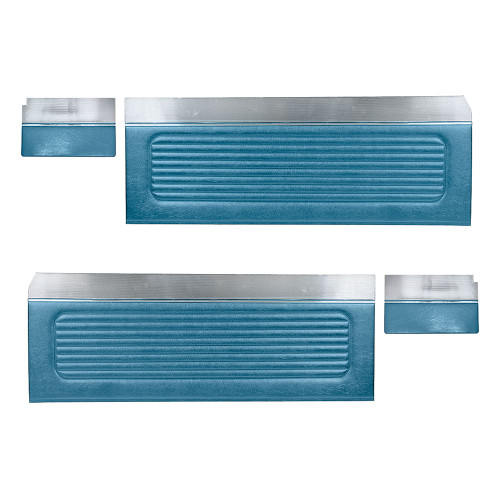 DOOR-QUARTER TRIM PANELS SET BLUE 1964 FORD FALCON CONVERTIBLE DELUXE INTERIOR (DP64FA76-02FR)