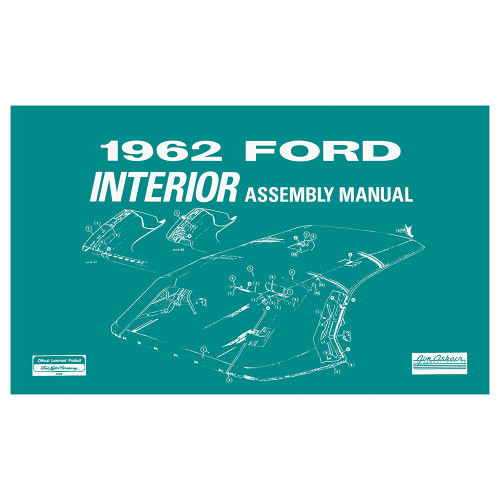 BODY ASSEMBLY MANUAL 1962 FORD GALAXIE COUNTRY SEDAN SQUIRE