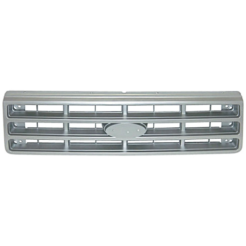 GRILLE - ARGENT - 1989-91 FORD TRUCK BRONCO F150 F250 F350 PICKUP (577-99-3)