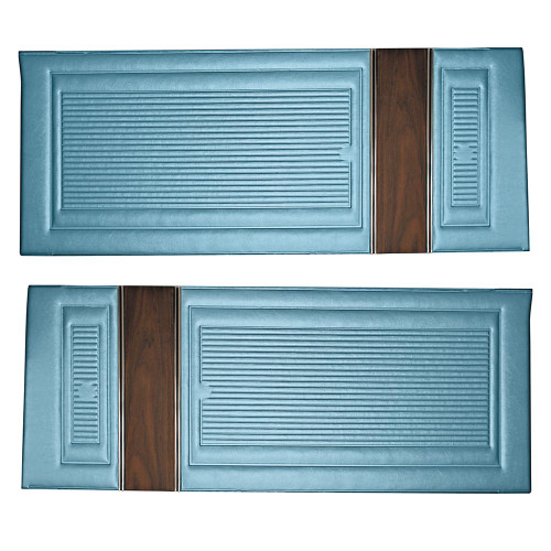 DOOR PANELS 1967 FORD FAIRLANE RANCHERO 500 FRONTS ONLY BLACK LH