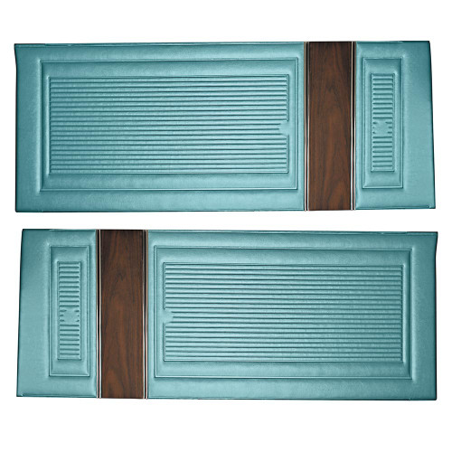 DOOR PANELS 1967 FORD FAIRLANE RANCHERO 500 FRONTS ONLY BLACK LH