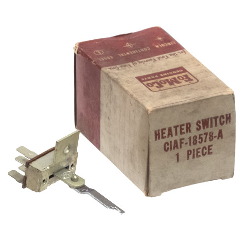NOS HEATER BLOWER SWITCH 1960-62 FORD GALAXIE COUNTRY SEDAN SQUIRE 500 (C1AF-18578ANOS)
