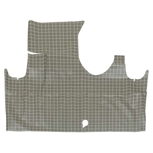 TRUNK MAT PLAID STANDARD 1960-63 FORD FALCON LUGGAGE COMPARTMENT FLOOR COVERING ORIGINAL STYLE CUTOUT (C1DB-6445456)