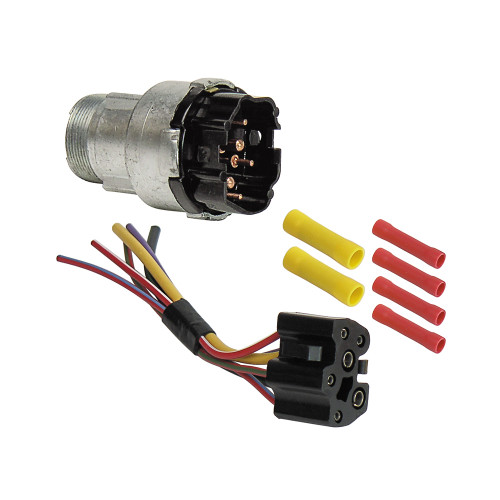 IGNITION SWITCH AND HARNESS 1968-69 FORD GALAXIE FAIRLANE MUSTANG 1968-70 F100 1970 MAVERICK WITHOUT LOCKING COLUMN AND OTHERS (EBSW1054KIT)