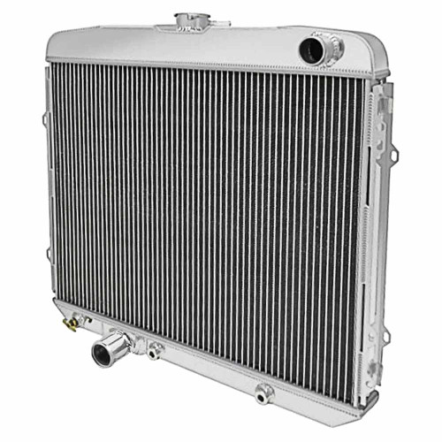 RADIATOR 1967 FORD GALAXIE 500 WITH 390 427 428 FE ENGINE 3-ROW CORE DOWN-FLOW STYLE ALUMINUM (67390AL-3)