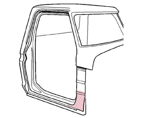 Dynacorn 1967-79 Ford Truck Door Post Repair Panel Lower