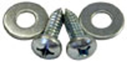 TRUNK BOARD SCREWS AND WASHERS 1965-66 FORD MUSTANG HARDTOP FASTBACK CONVERTIBLE PHILLIPS HEAD FLAT 4-PIECE SET (AK183)