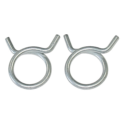 PCV HOSE CLAMPS 1966-69 FORD FAIRLANE FALCON RANCHERO 1965-68 MUSTANG COUGAR CADMIUM-PLATED 2-PIECE SET (AK279)